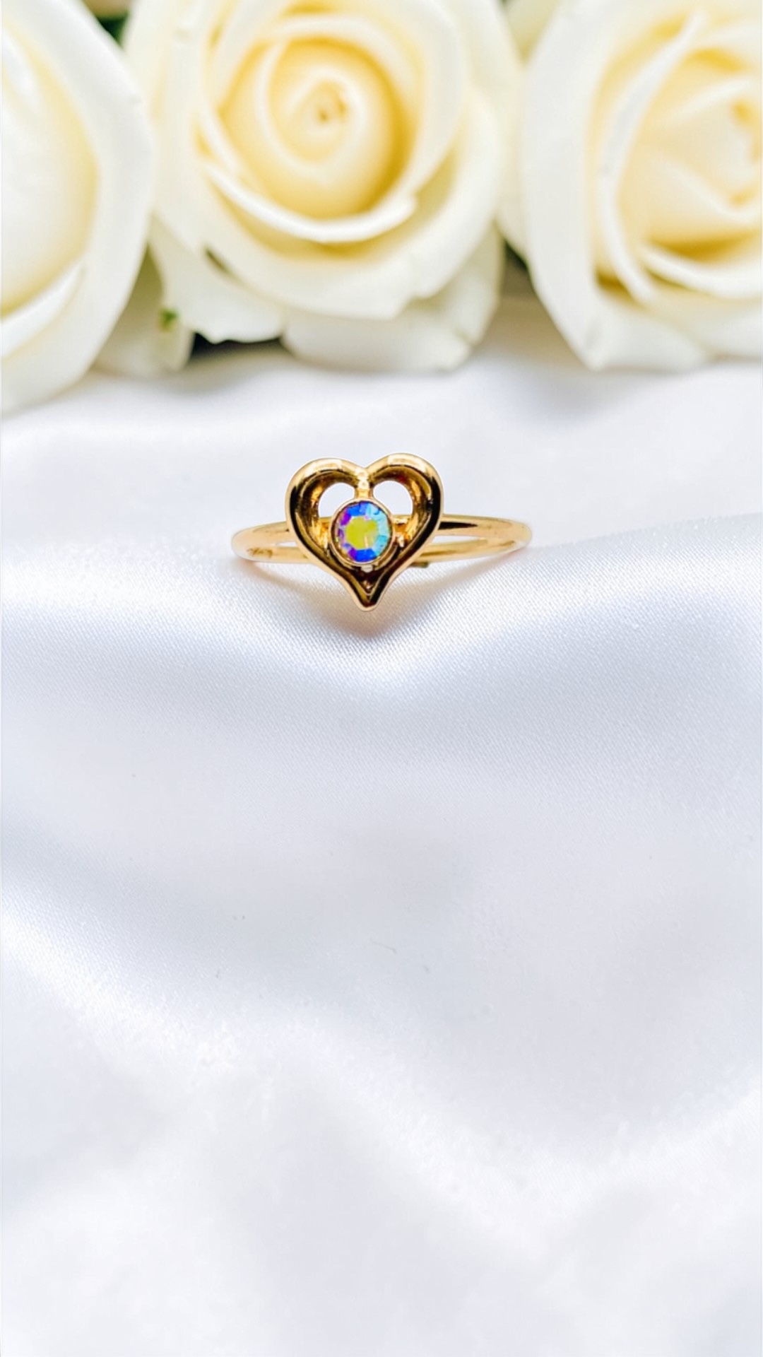 Arany Gyűrűk 14 karátos Gyűrű szíves , kislányoknak (Nr.5) webshop Gyűrű szíves , kislányoknak (Nr.5)