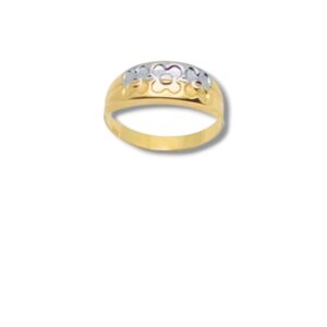 Arany Gyűrűk 14 karátos Gyűrű vékony lemezből kislányoknak (Nr.4) webshop