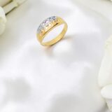 Arany Gyűrűk 14 karátos Gyűrű vékony lemezből kislányoknak (Nr.4) webshop Arany Gyűrűk 14 karátos Gyűrű vékony lemezből kislányoknak (Nr.4) webshop