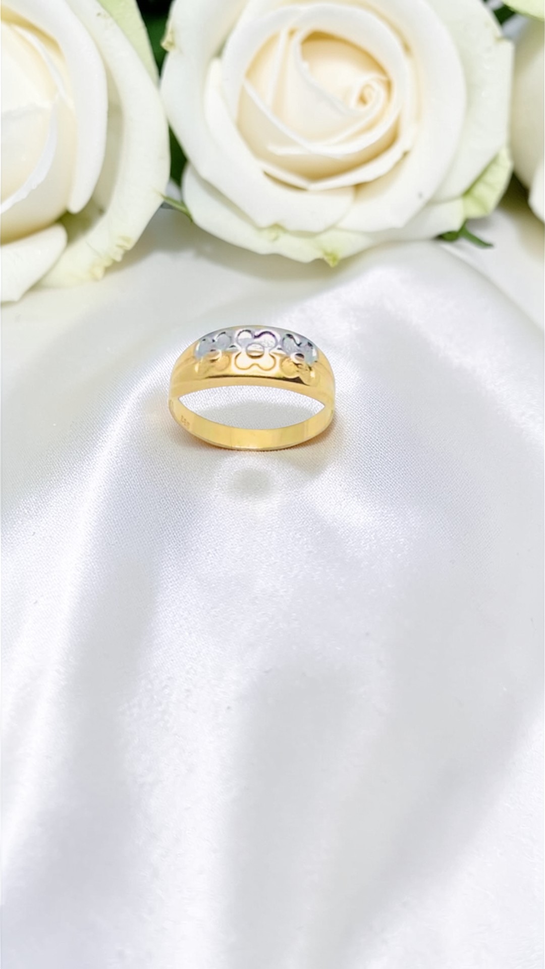 Arany Gyűrűk 14 karátos Gyűrű vékony lemezből kislányoknak (Nr.4) webshop Gyűrű vékony lemezből kislányoknak (Nr.4)