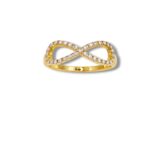 Arany Gyűrűk 14 karátos Gyűrű végtelen jellel (Nr.50) webshop