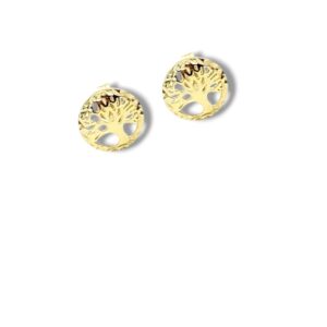 Arany Női fülbevaló 14 karátos Fülbevaló , életfa motívummal  (Nr.37) webshop