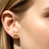 Arany Női fülbevaló 14 karátos Fülbevaló , életfa motívummal  (Nr.37) webshop