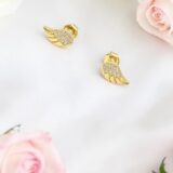 Arany Női fülbevaló 14 karátos Fülbevaló , angyalszárnyas modell (Nr.38) webshop