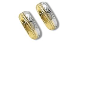 Arany Női fülbevaló 14 karátos Fülbevaló , ródium díszes , francia záras modell (Nr.22) webshop