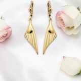 Arany Női fülbevaló 14 karátos Fülbevaló , Csüngős , patent záras modell (Nr.21) webshop