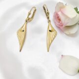 Arany Női fülbevaló 14 karátos Fülbevaló , Csüngős , patent záras modell (Nr.21) webshop