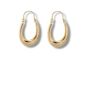 Arany Női fülbevaló 14 karátos Fülbevaló , kreola fazon (Nr.20) webshop