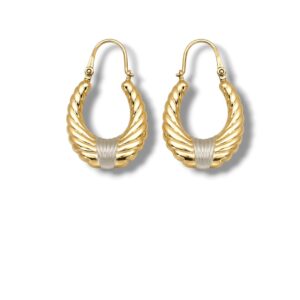 Arany Női fülbevaló 14 karátos Fülbevaló , kreola fazonú (Nr.7) webshop