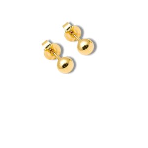 Arany Női fülbevaló 14 karátos Fülbevaló , gömb formájú stekkeres , bedugós  modell (Nr.5) webshop