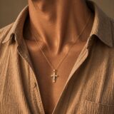 Arany Medálok 14 karátos Medál , Kereszt Jézuskával (Nr.65) webshop