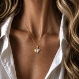 Arany Medálok 14 karátos Medál , szíves sárga arany (Nr.79) webshop