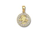 Arany Medálok 14 karátos Medál , cirkónia köves életfa modell (Nr.1) webshop