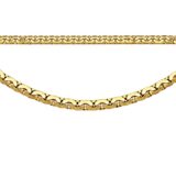 Arany Láncok 14 karátos Lánc , Cobra típusú Sárga arany modell (Nr.51) webshop