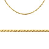 Arany Láncok 14 karátos Lánc , Barbara típusú  , sárga arany modell (Nr.13) webshop