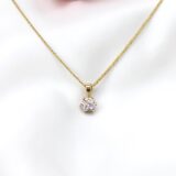 Arany Láncok 14 karátos Lánc , Barbara típusú arany lánc cirkónia kővel (Nr.35) webshop