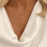 Arany Láncok 14 karátos Lánc , Barbara típusú arany lánc cirkónia kővel (Nr.35) webshop