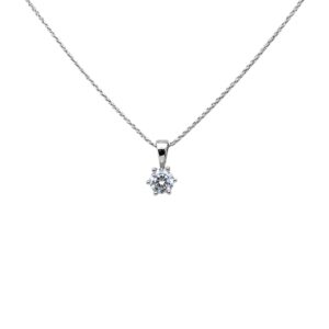 Arany Láncok 14 karátos Lánc , Barbara típusú fehér arany lánc cirkónia kővel (Nr.37) webshop