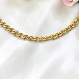Arany Láncok 14 karátos Lánc , Monalisa típusú , sárga arany (Nr.19) webshop