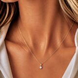 Arany Medálok 14 karátos Medál , fehér cirkónia köves (Nr.21) webshop