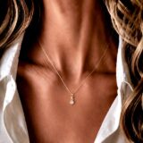 Arany Medálok 14 karátos Medál , Sárga arany 1 köves (Nr.71) webshop