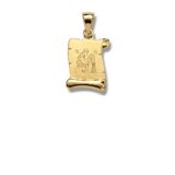 Arany Medálok 14 karátos Medál , Kis Vízöntő pergamen ( Nr.35) webshop