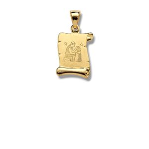 Arany Medálok 14 karátos Medál , Kis Vízöntő pergamen ( Nr.35) webshop