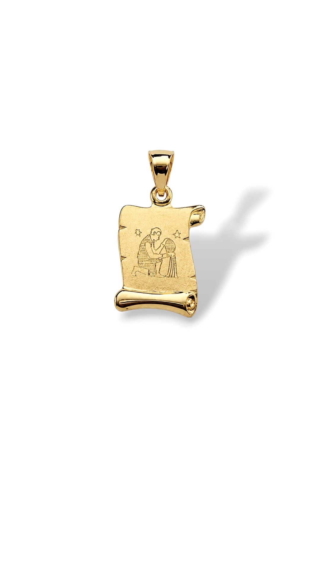 Arany Medálok 14 karátos Medál , Vízöntő pergamen ( Nr.47) webshop Medál , Vízöntő pergamen ( Nr.47)
