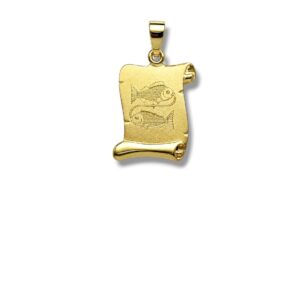 Arany Medálok 14 karátos Medál , Kis Halak pergamen (Nr.36) webshop
