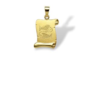 Arany Medálok 14 karátos Medál , Kis Halak pergamen (Nr.36) webshop