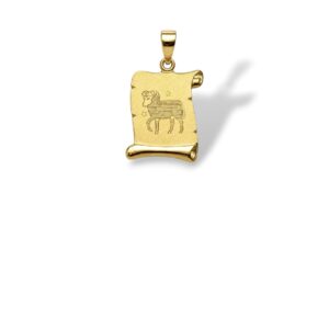 Arany Medálok 14 karátos Medál , Kis Kos pergamen (Nr.37) webshop