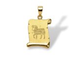 Arany Medálok 14 karátos Medál ,Kos pergamen medál (Nr.49) webshop