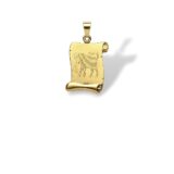 Arany Medálok 14 karátos Medál , Kis Bika pergamen (Nr.38) webshop