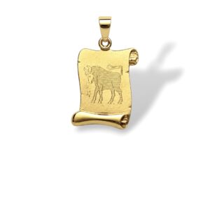 Arany Medálok 14 karátos Medál , Bika pergamen (Nr.50) webshop