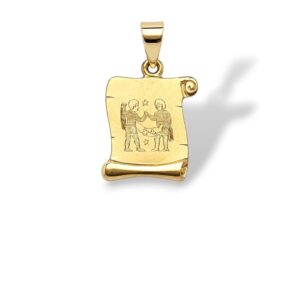 Arany Medálok 14 karátos Medál , Ikrek pergamen (Nr.51) webshop