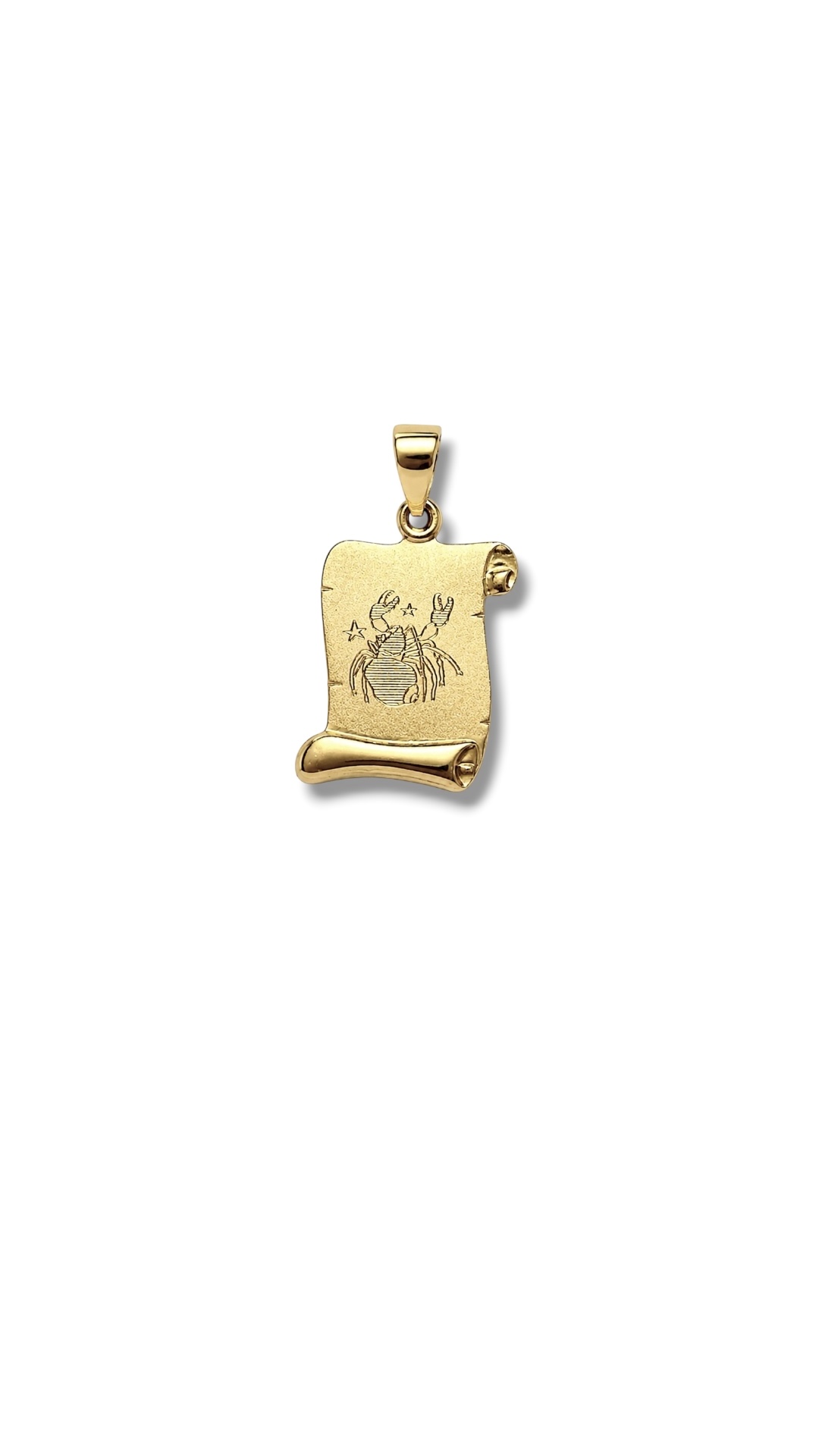 Arany Medálok 14 karátos Medál , Kis Rák pergamen (Nr.40) webshop Arany Medálok 14 karátos Medál , Kis Rák pergamen (Nr.40) webshop
