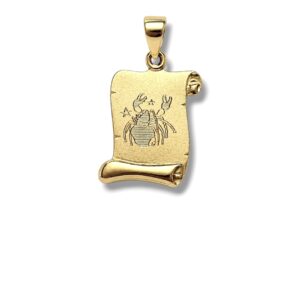 Arany Medálok 14 karátos Medál , Rák pergamen (Nr.52) webshop