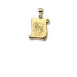 Arany Medálok 14 karátos Medál , Kis Oroszlán pergamen (Nr.41) webshop