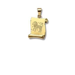 Arany Medálok 14 karátos Medál , Kis Oroszlán pergamen (Nr.41) webshop