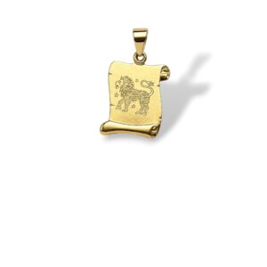 Arany Medálok 14 karátos Medál , Kis Oroszlán pergamen (Nr.41) webshop