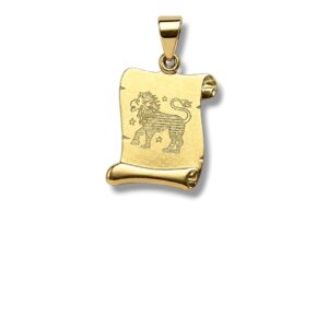 Arany Medálok 14 karátos Medál , Oroszlán pergamen (Nr.53) webshop