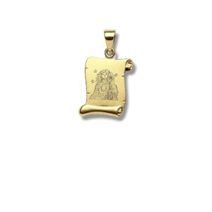 Arany Medálok 14 karátos Medál , Kis Szűz pergamen (Nr.42) webshop
