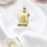 Arany Medálok 14 karátos Medál , Kis Szűz pergamen (Nr.42) webshop