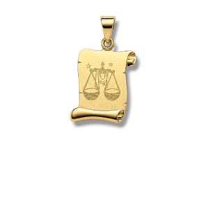 Arany Medálok 14 karátos Medál , Mérleg pergamen (Nr.55) webshop