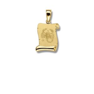 Arany Medálok 14 karátos Medál , Kis Skorpió pergamen (Nr.44) webshop