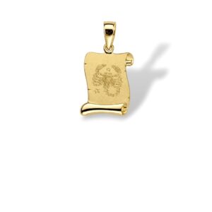 Arany Medálok 14 karátos Medál , Kis Skorpió pergamen (Nr.44) webshop