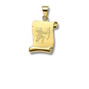 Arany Medálok 14 karátos Medál , Nyilas pergamen (Nr.57) webshop