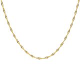 Arany Láncok 14 karátos Lánc , sárga arany Szingapúri vékony modell (Nr.6) webshop