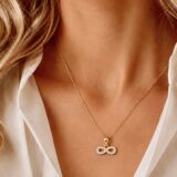 Arany Medálok 14 karátos Medál , végtelen jeles modell (Nr.2) webshop