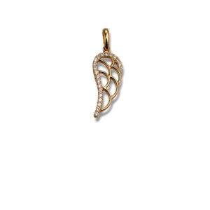 Arany Medálok 14 karátos Medál , cirkónia köves angyalszárnyas modell (Nr.6) webshop